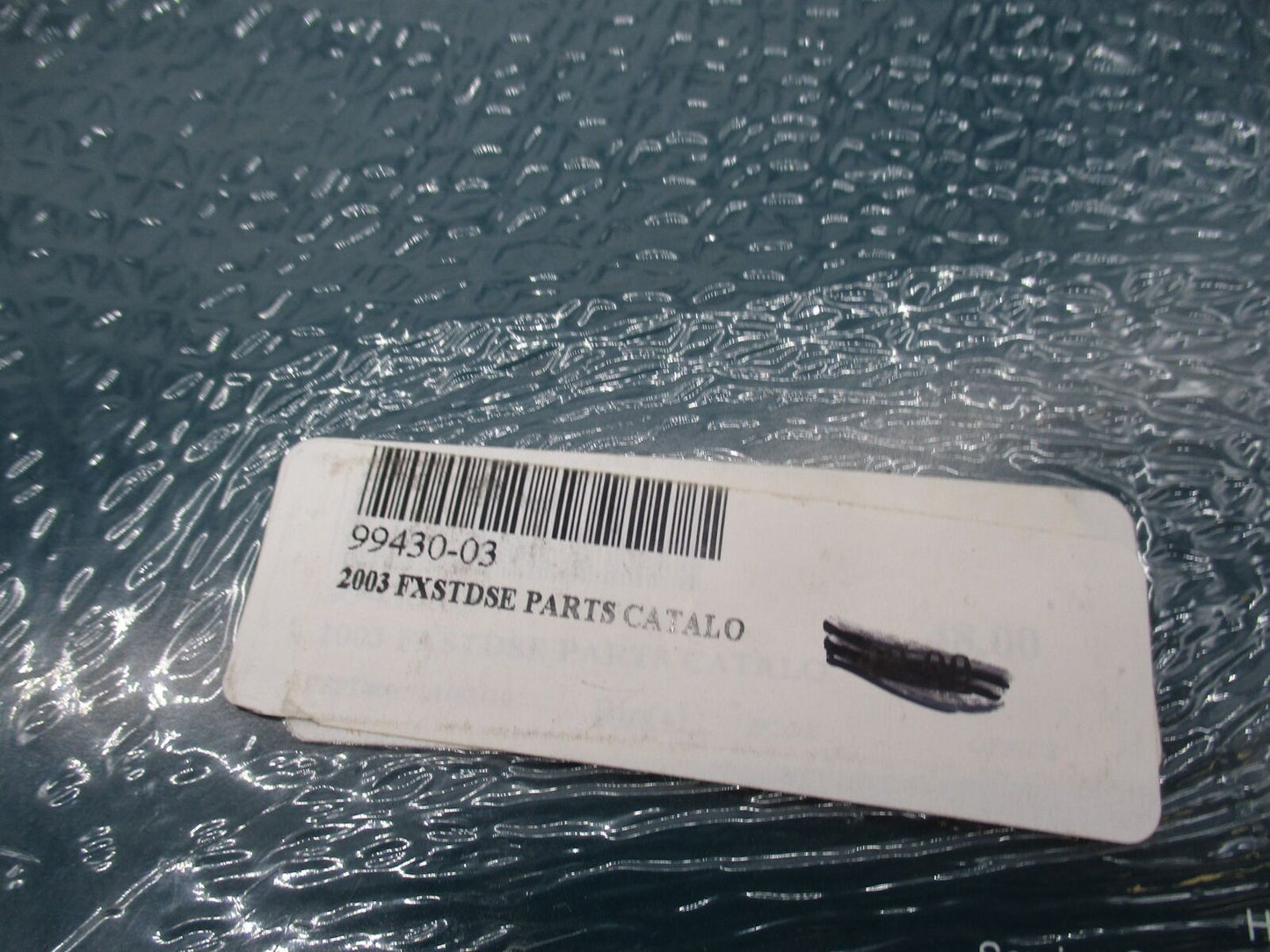 Harley Davidson Official Factory 2003 FXSTDSE Parts Catalog 99430-03