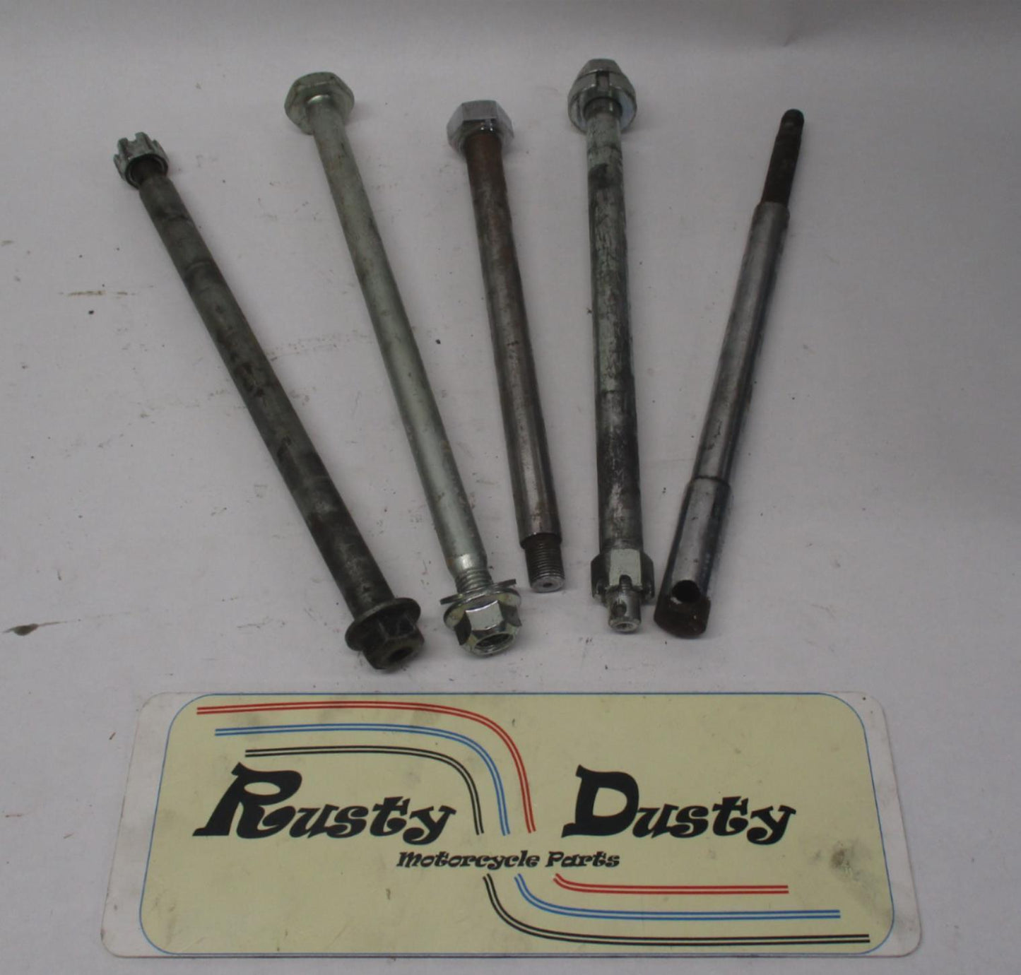 Mixed Lot of (5) Harley Front / Rear Wheel Axles Sportster Dyna Softail  #3