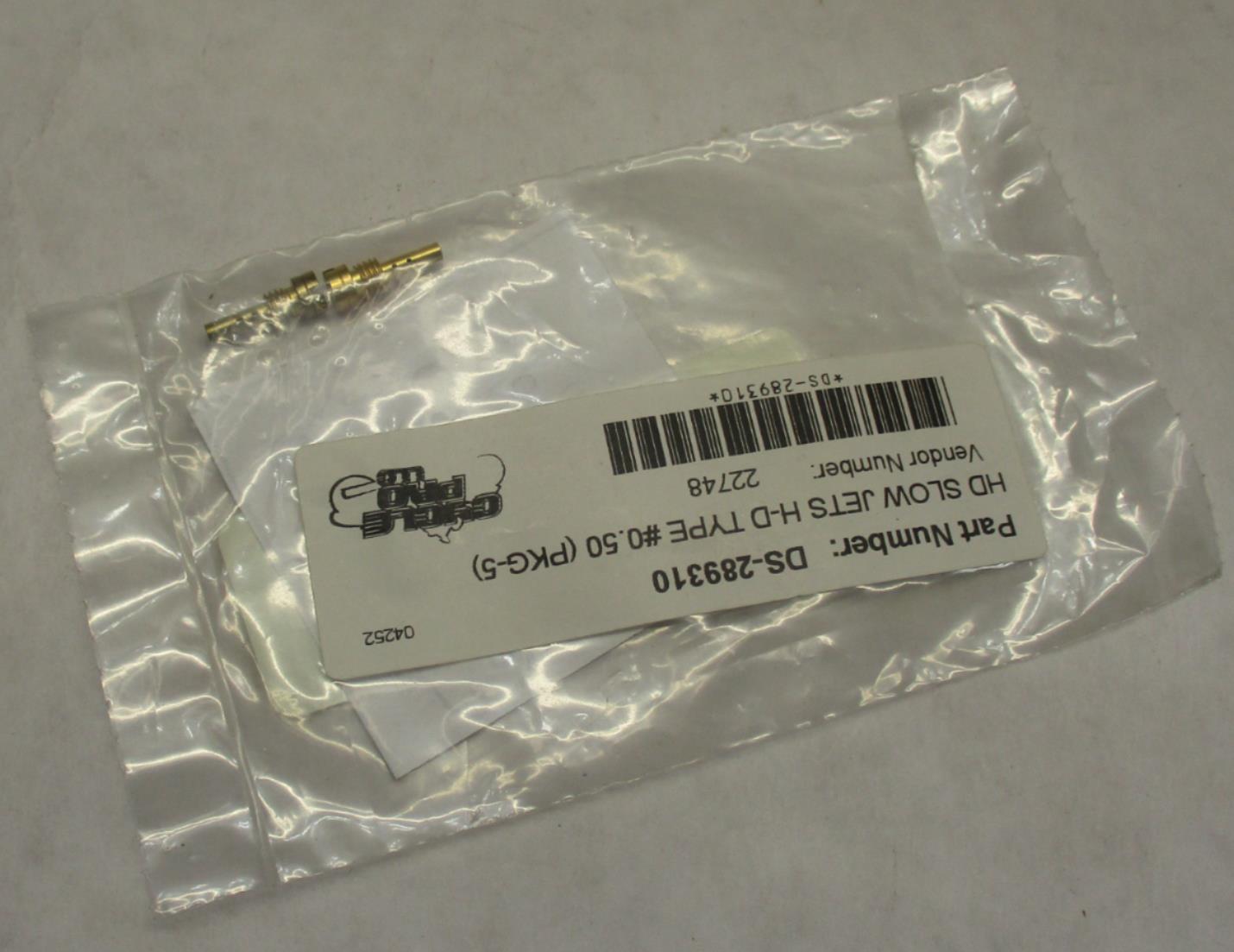 Lot of (2) Cycle Craft 22748 HD Harley Slow Jets H-D Type #0.05 DS-289310