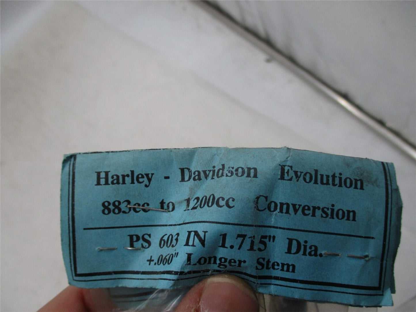 Lot of 2 Harley Davidson Evolution 883cc to 1200cc Intake Valve PS603 1.75"