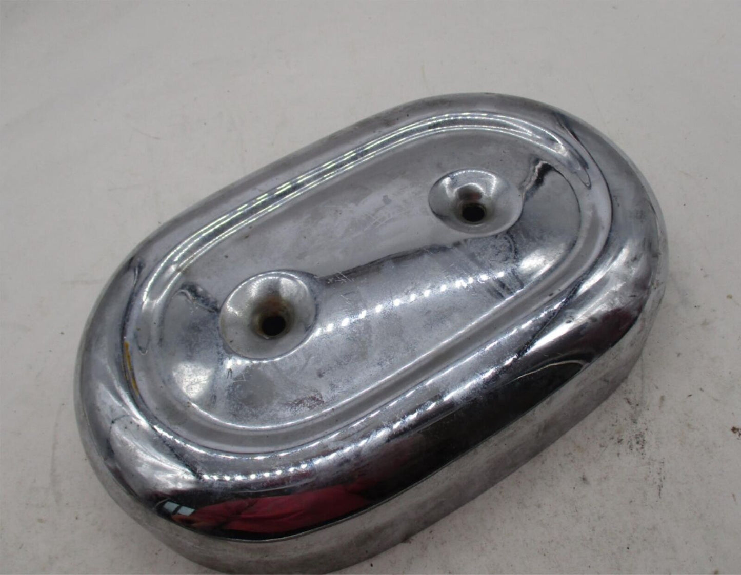 Harley Davidson Genuine Stock Shovelhead Ironhead Chrome Oval Air Cleaner Cover