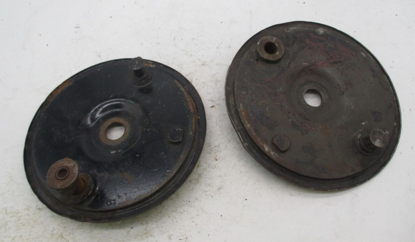 Set of Norton BSA Wheel Brake Drum Hub Plates Covers