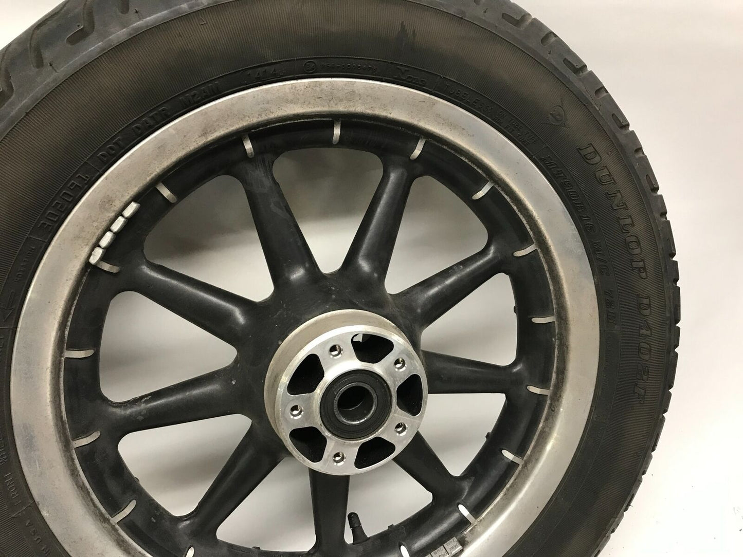 Harley Davidson 16x3 Front Wheel Touring 9 Spoke Black with Tire