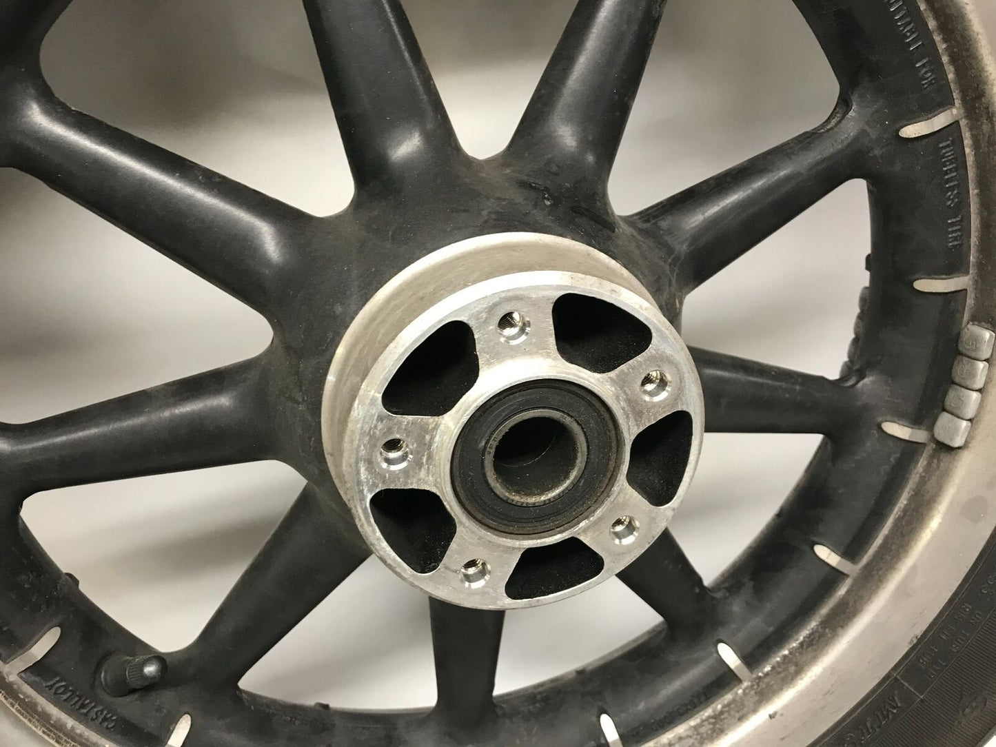 Harley Davidson 16x3 Front Wheel Touring 9 Spoke Black with Tire