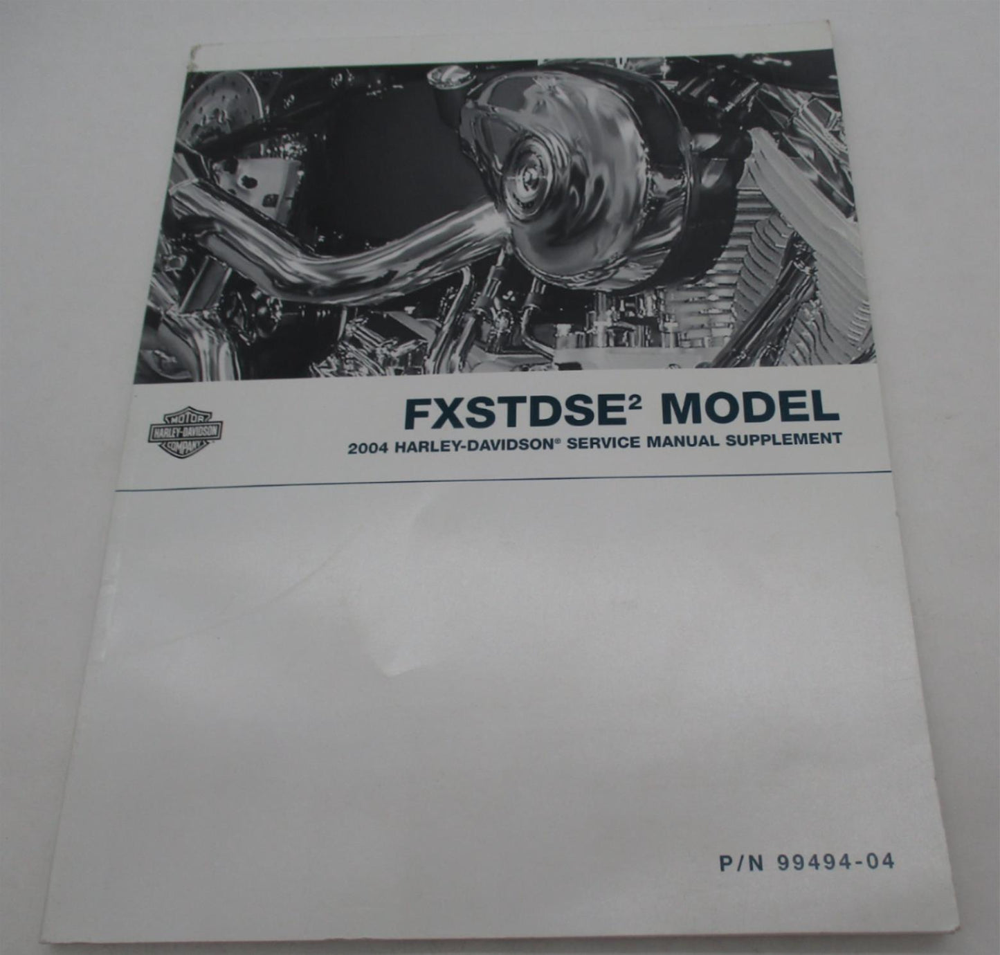 Harley Davidson Official Factory 2004 FXSTSE2 Service Manual Supplement 99494-04