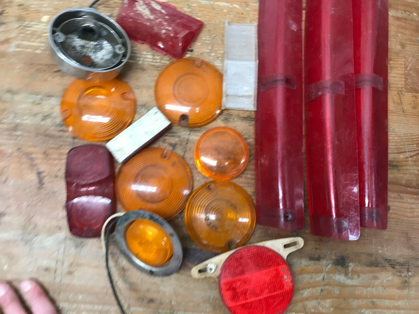 Mixed Lot of Harley Davidson Chopper Turn Signal Blinker Brake Light Lenses part