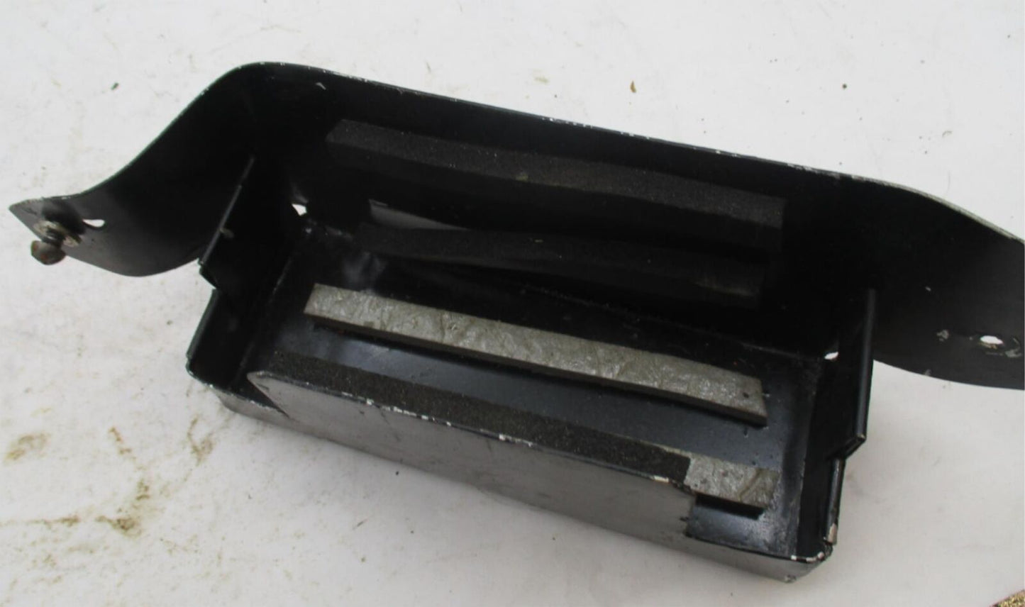 Vintage Motorcycle Aluminum Battery Tray Holder 5-3/4" x 2-3/8"
