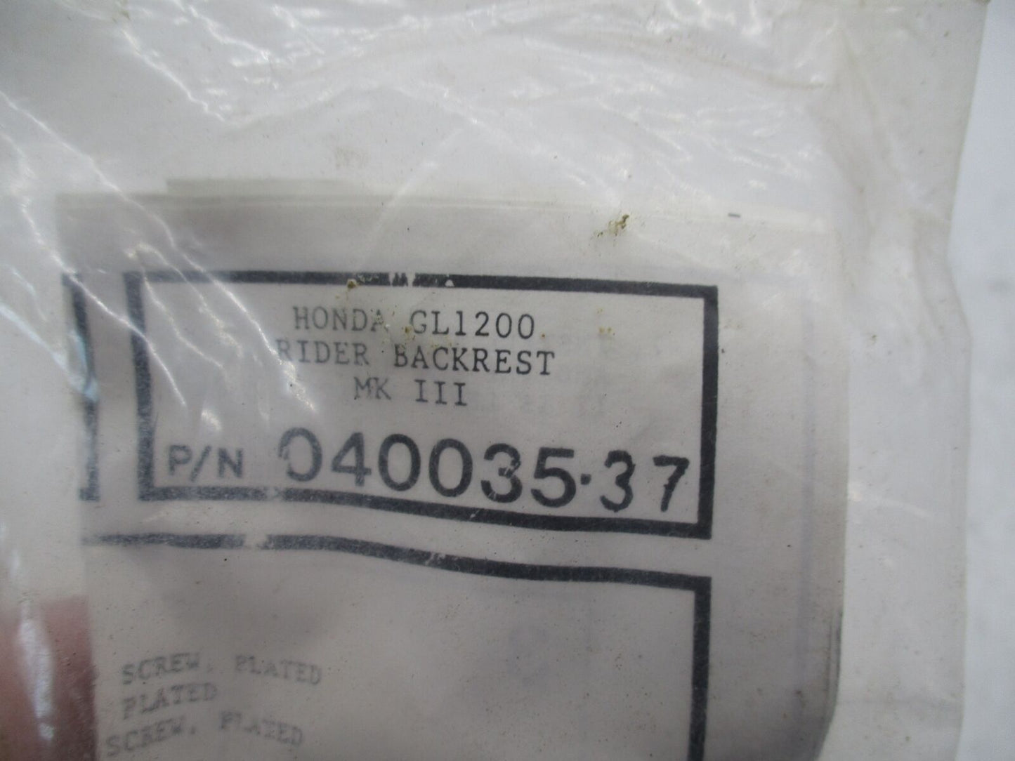 Honda GL1200 Rider Backrest Kit Bracket Kit 040035-37