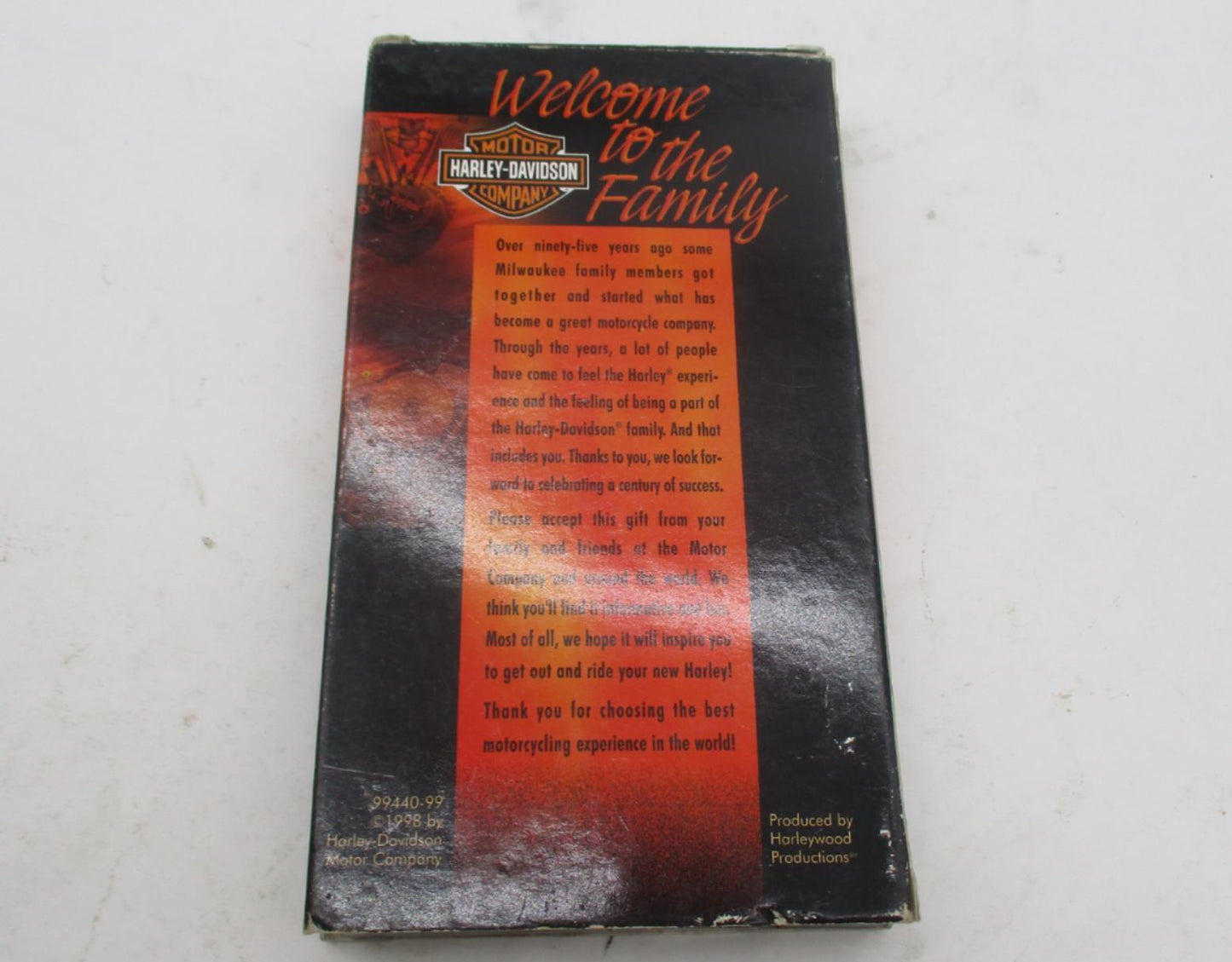 Harley Davidson Genuine Welcome to the Family VHS Brochure 99440-99