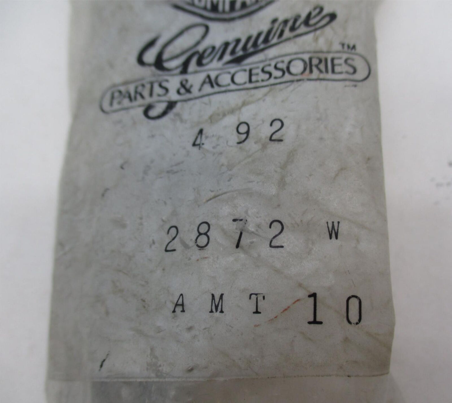 Pack of 10 Harley Genuine NOS OEM 1/4"-20 x 1-1/2" Hex Head Grade 5 Bolt 2872W