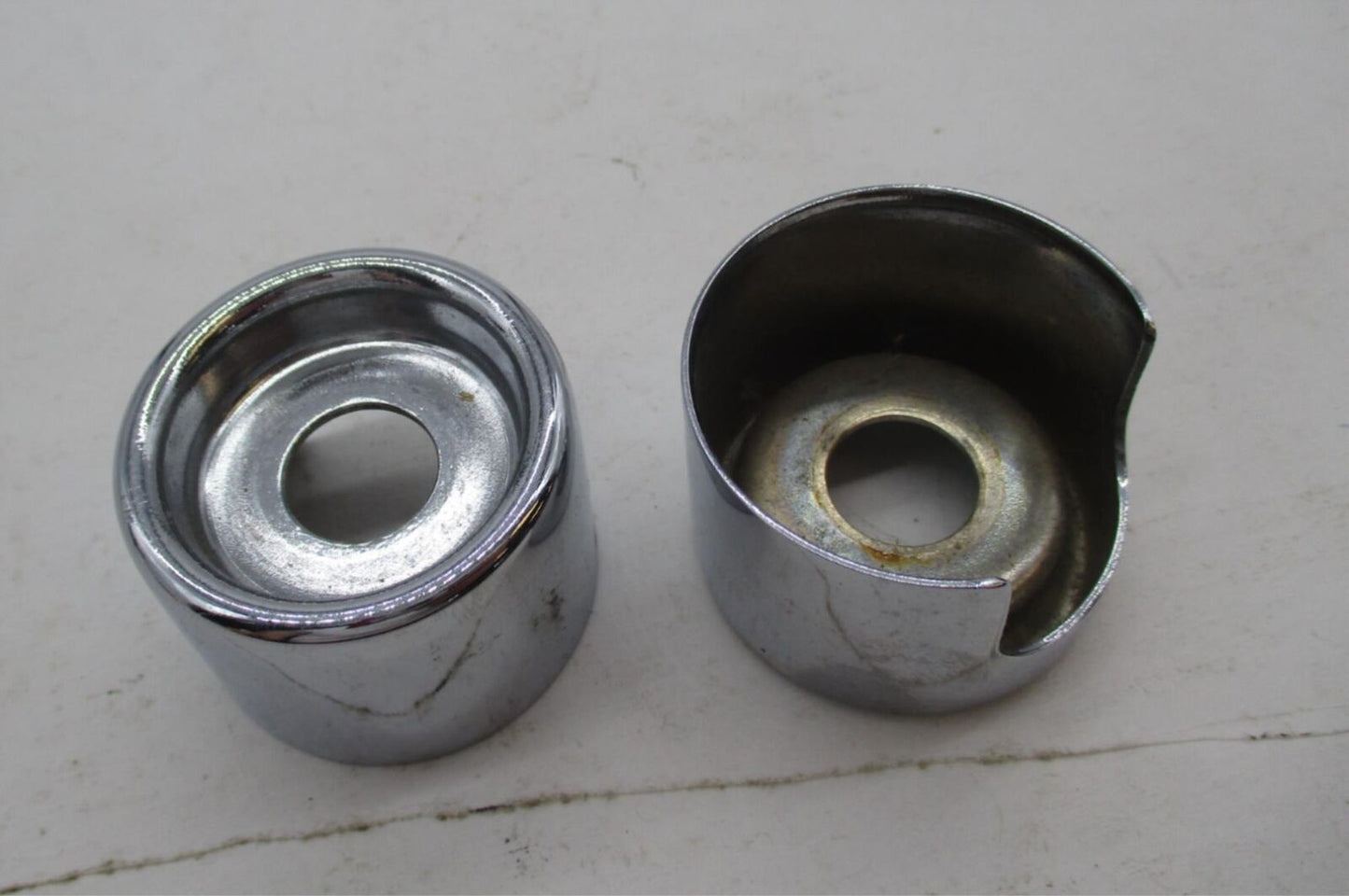 Pair of Harley Davidson Chrome Shock Stud Covers