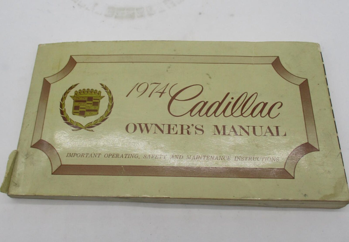 1973 Cadillac Owners Manual User Guide Reference Operator Book