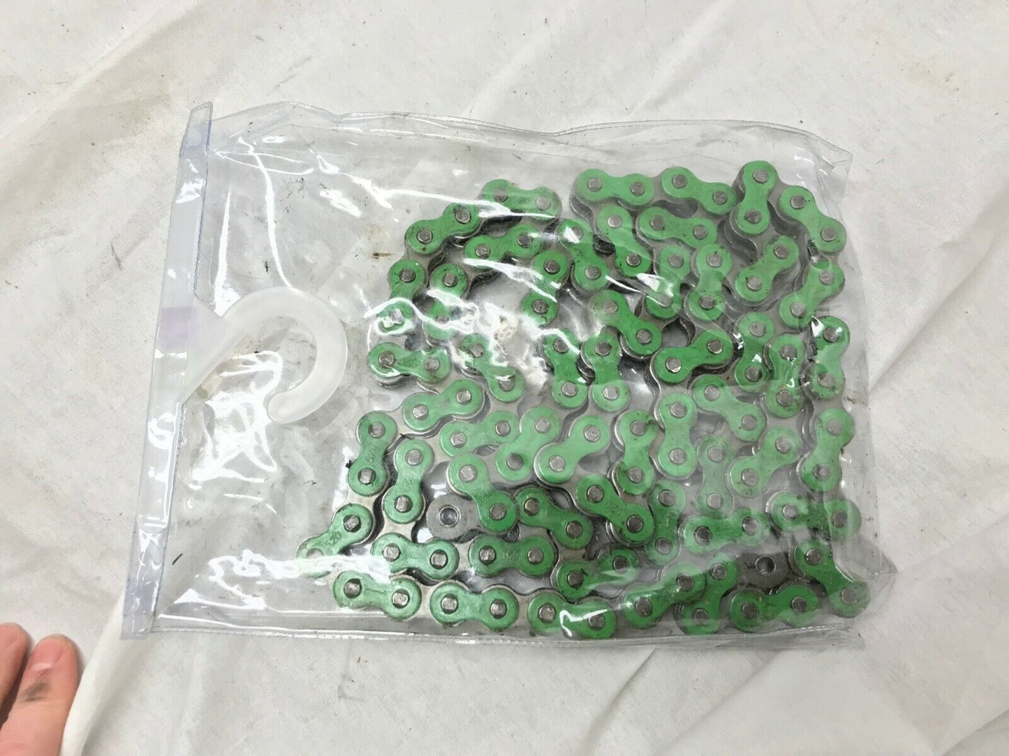 Volar Motorsport Heavy Duty Chain 520H 112L Green in Color Used for 100 miles