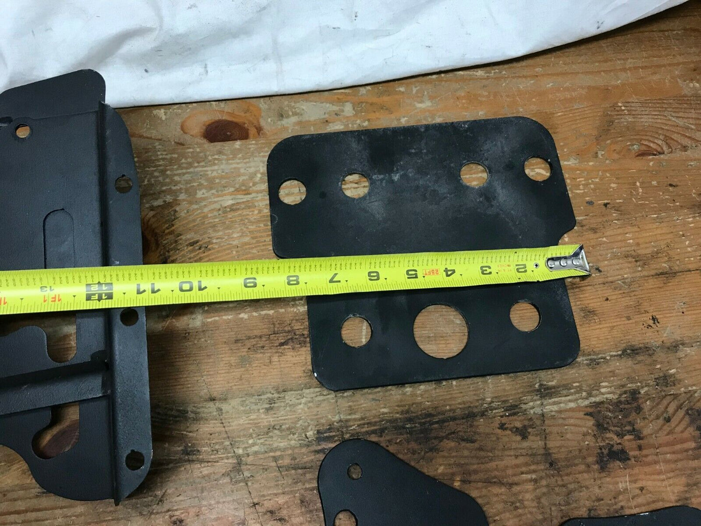 Universal Rear Luggage Rack Top Box Carrier Mount Bracket with Adapter Plates