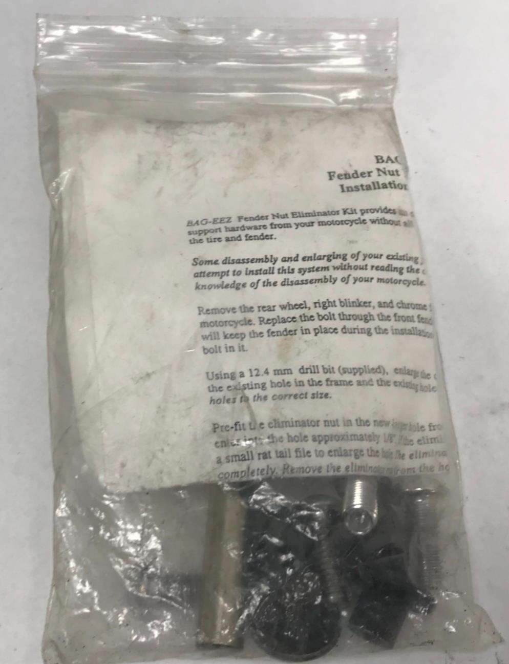 Harley Bag-eez Fender Nut Eliminator Kit FNEK-101