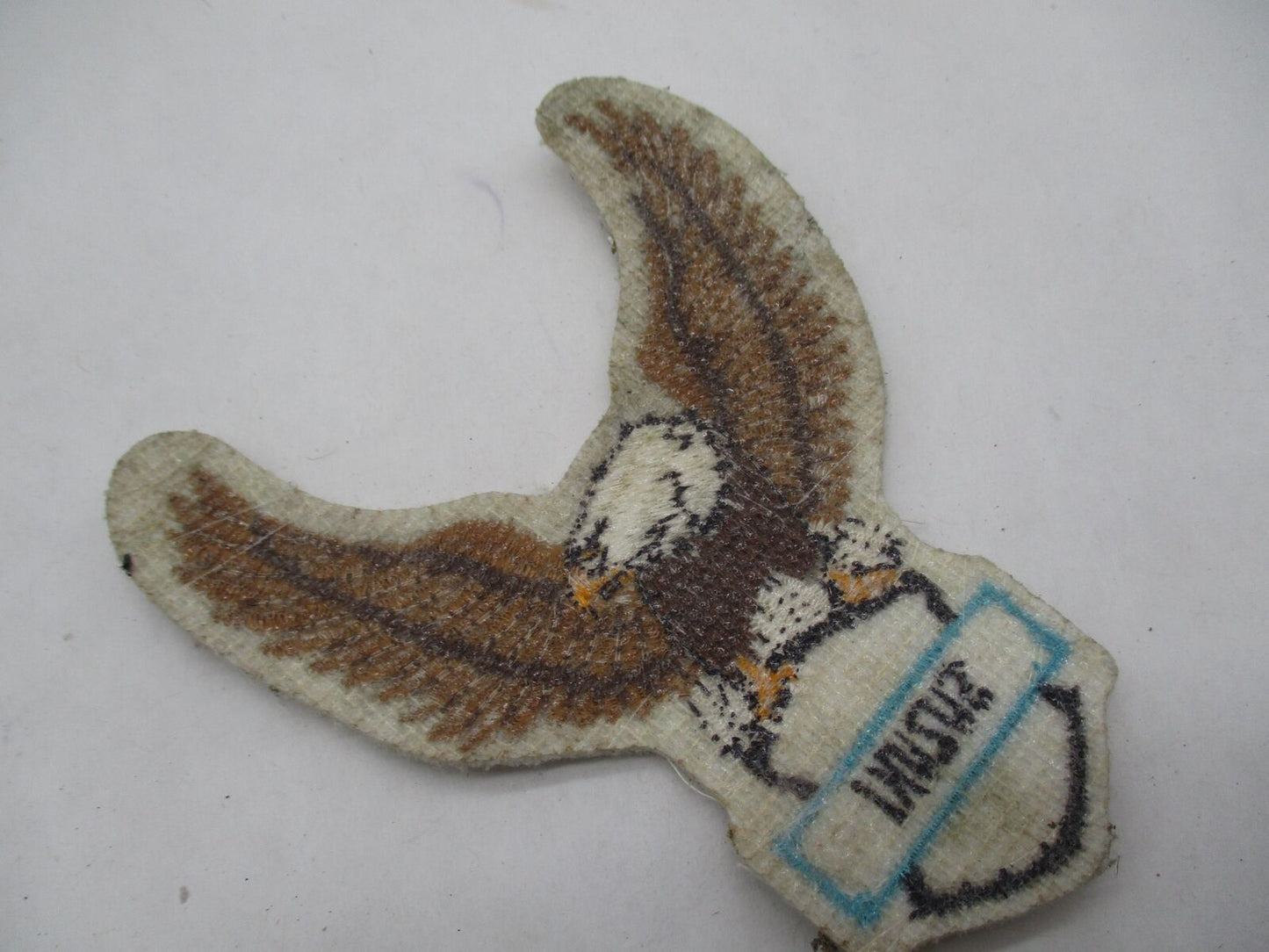 Suzuki Motorcycle Rider Eagle Wings Patch 4.5" x 3.75"