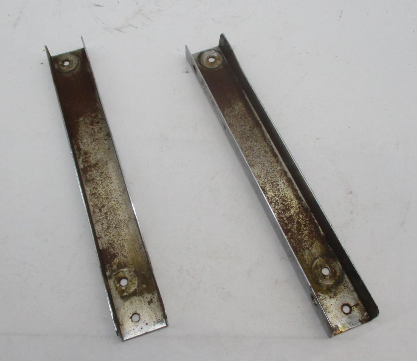 Harley Shovelhead Chrome Fender Strut Covers 11-3/8"x1-3/8" Luggage Rack Slats