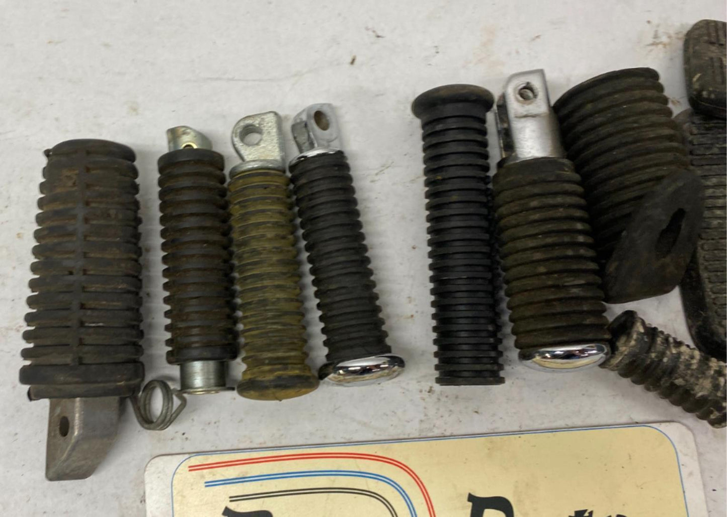 Mixed Lot of Harley Foot pegs Rubber Pads Highway Pegs