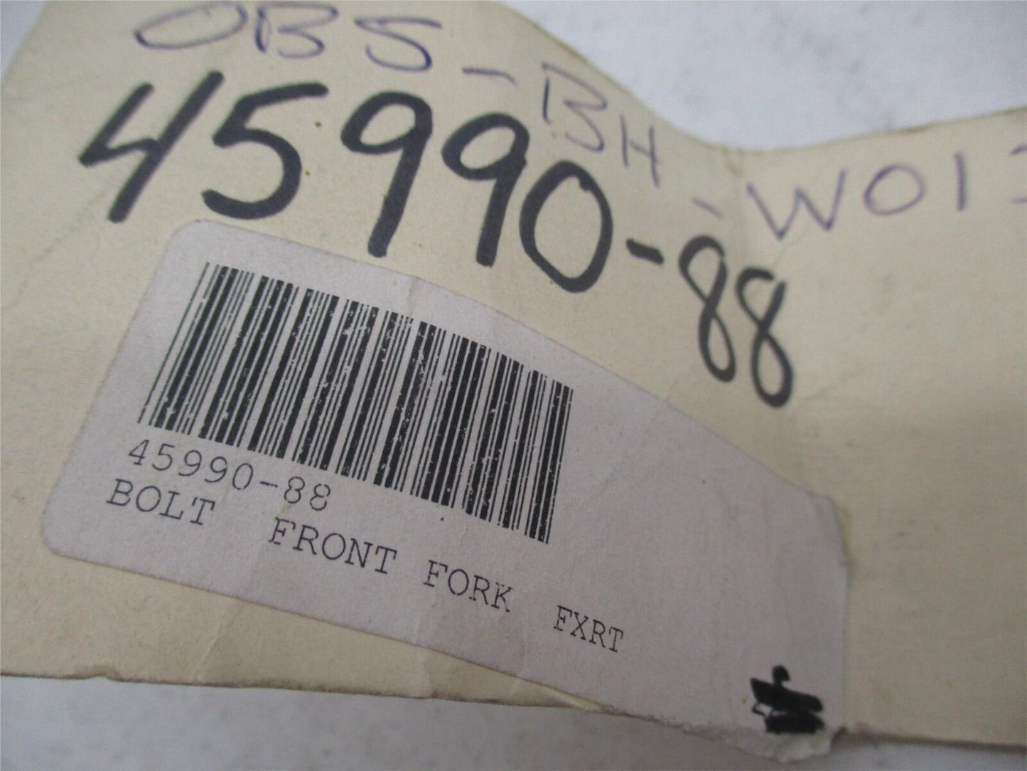 Harley Davidson Genuine NOS FXRT Front Chrome Fork Bolt 45990-88