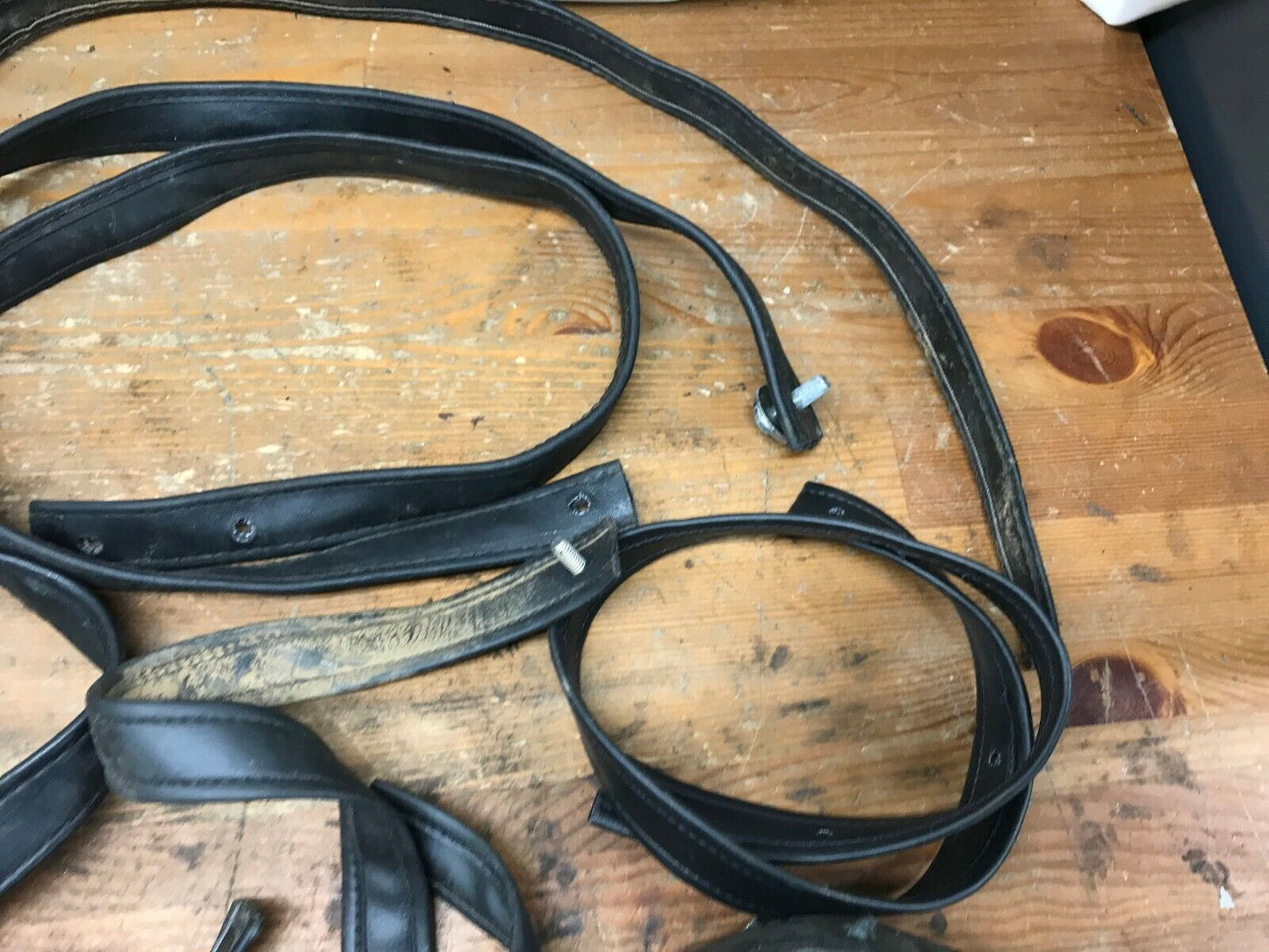 Mixed Lot (8) Harley Davidson Mixed Lot of grab Seat Passenger Straps black