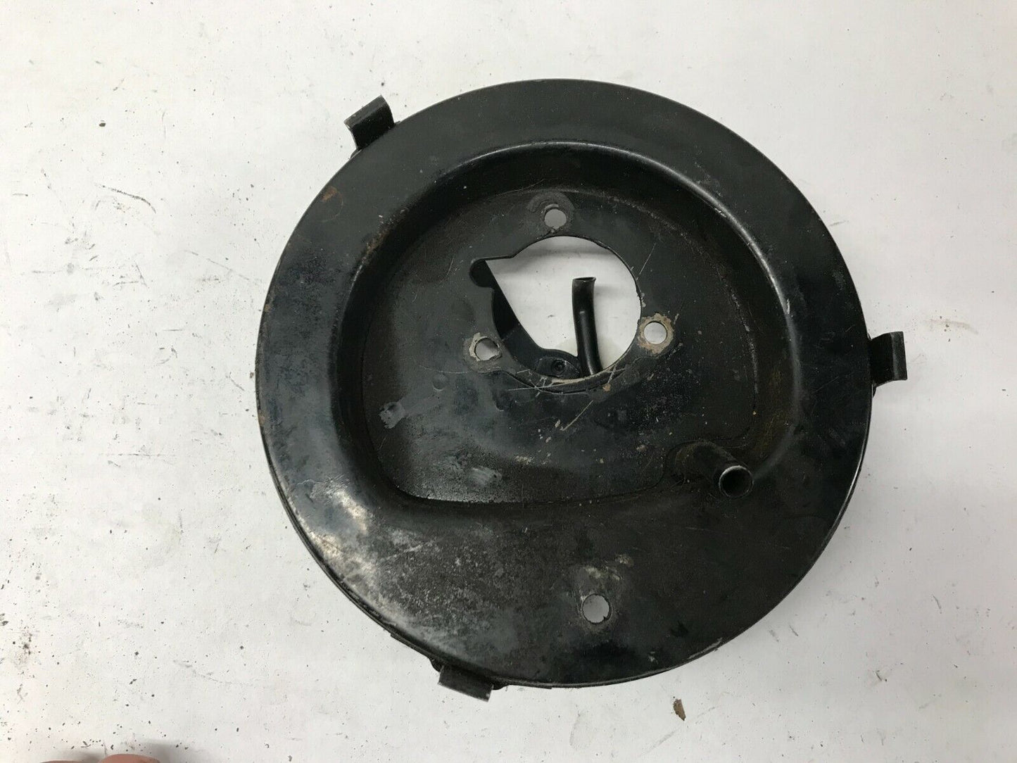 harley davidson panhead backing plate air cleaner intake cover