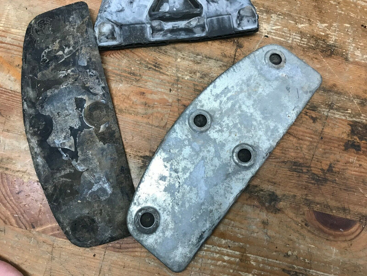 Mixed Lot of (3) Harley Davidson Floorboard Rubber Inserts Pad Footboard