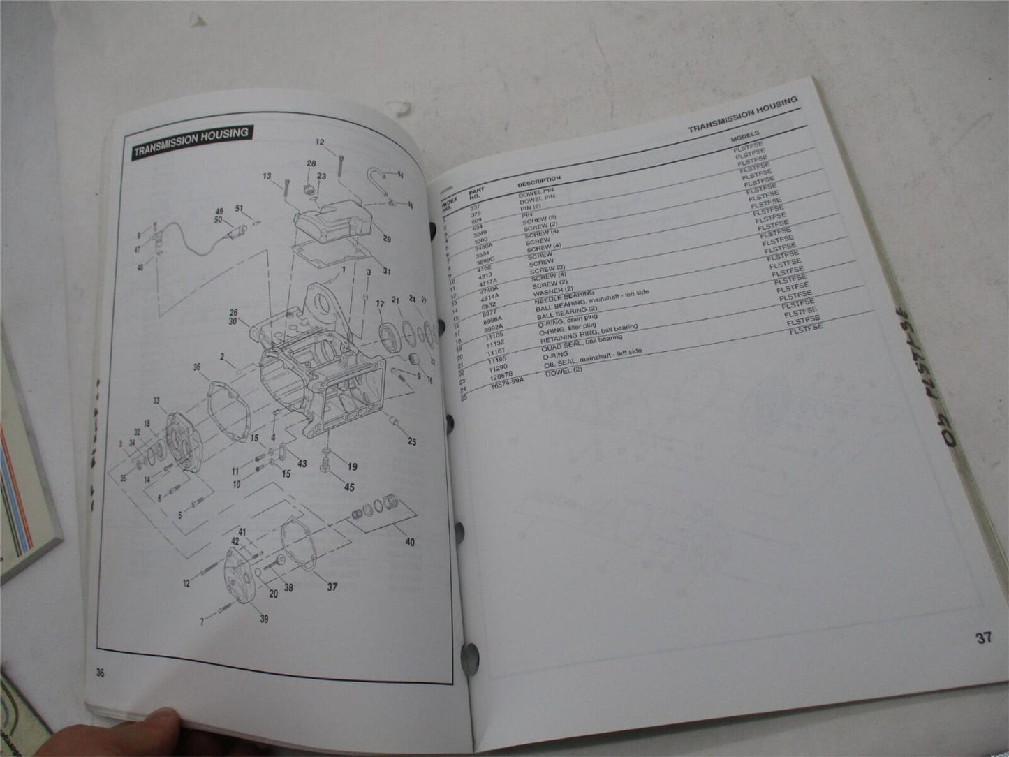 Harley Davidson Official Factory 2005 FLSTFSE Parts Catalog 99430-05