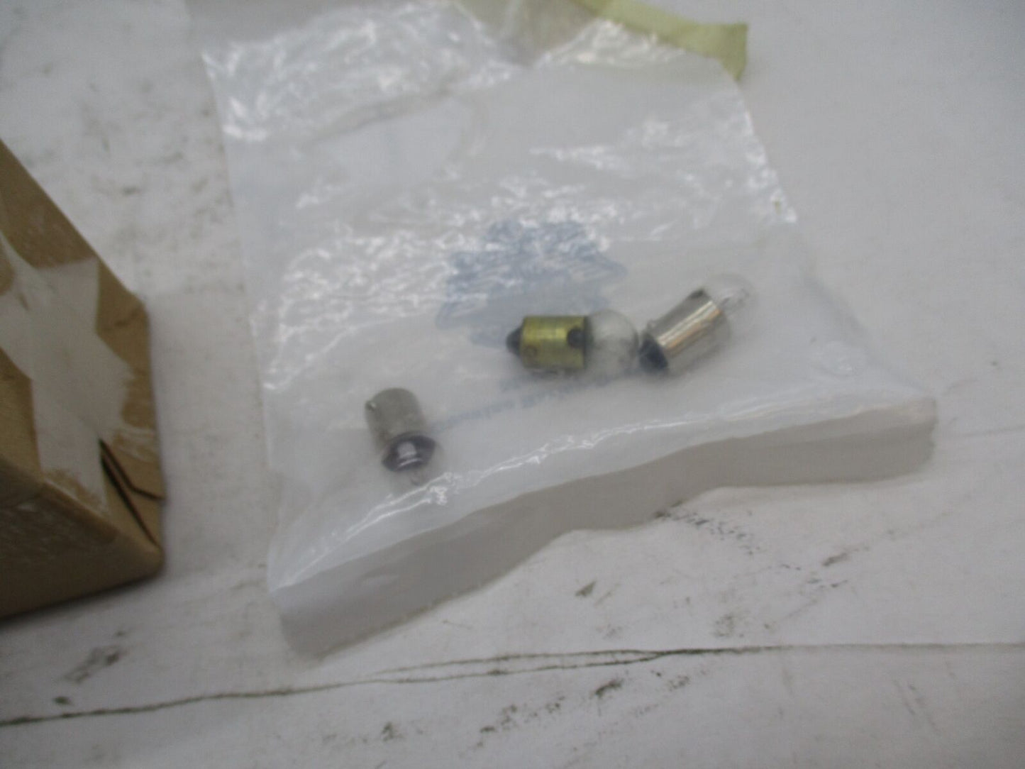 Lot of 3 Harley Davidson Panhead Beam Indicator Light Bulbs Clear 71092-68A