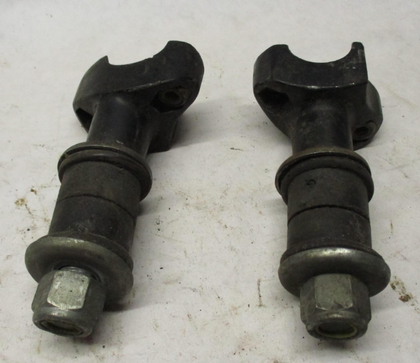 Harley Davidson 2" Inch Handlebar Bar Risers Black w/ Bushings