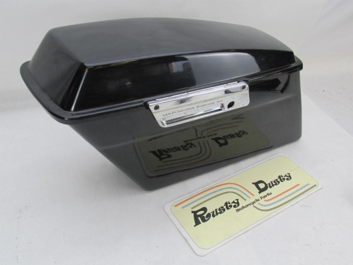 Harley Davidson Genuine NOS Vivid Black Left Hard Saddlebag 90893-95DH