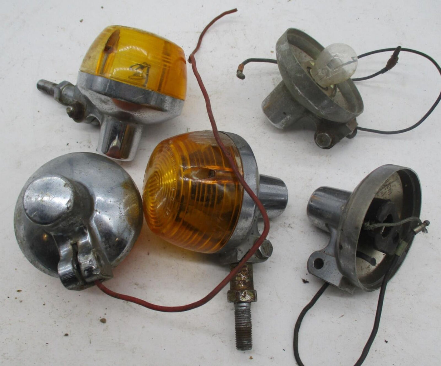 Mixed Lot of Vintage Japanese Motorcycle Turn Signals Stanley 60345