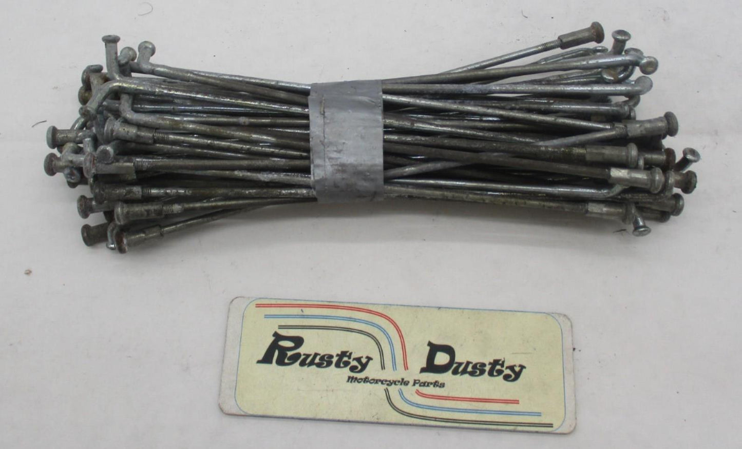 Lot of 40 Harley Davidson Wheel Rim Spokes and Nipples 9" Long