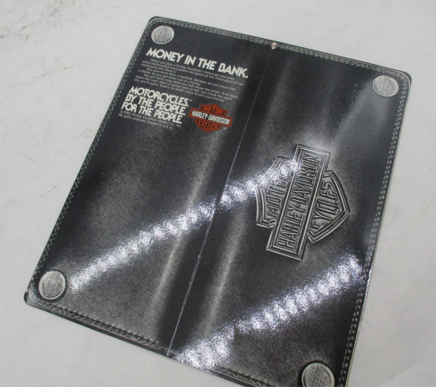 Harley Davidson Laminated FLHT Electra Glide Dealer Sticker Price Spec Card