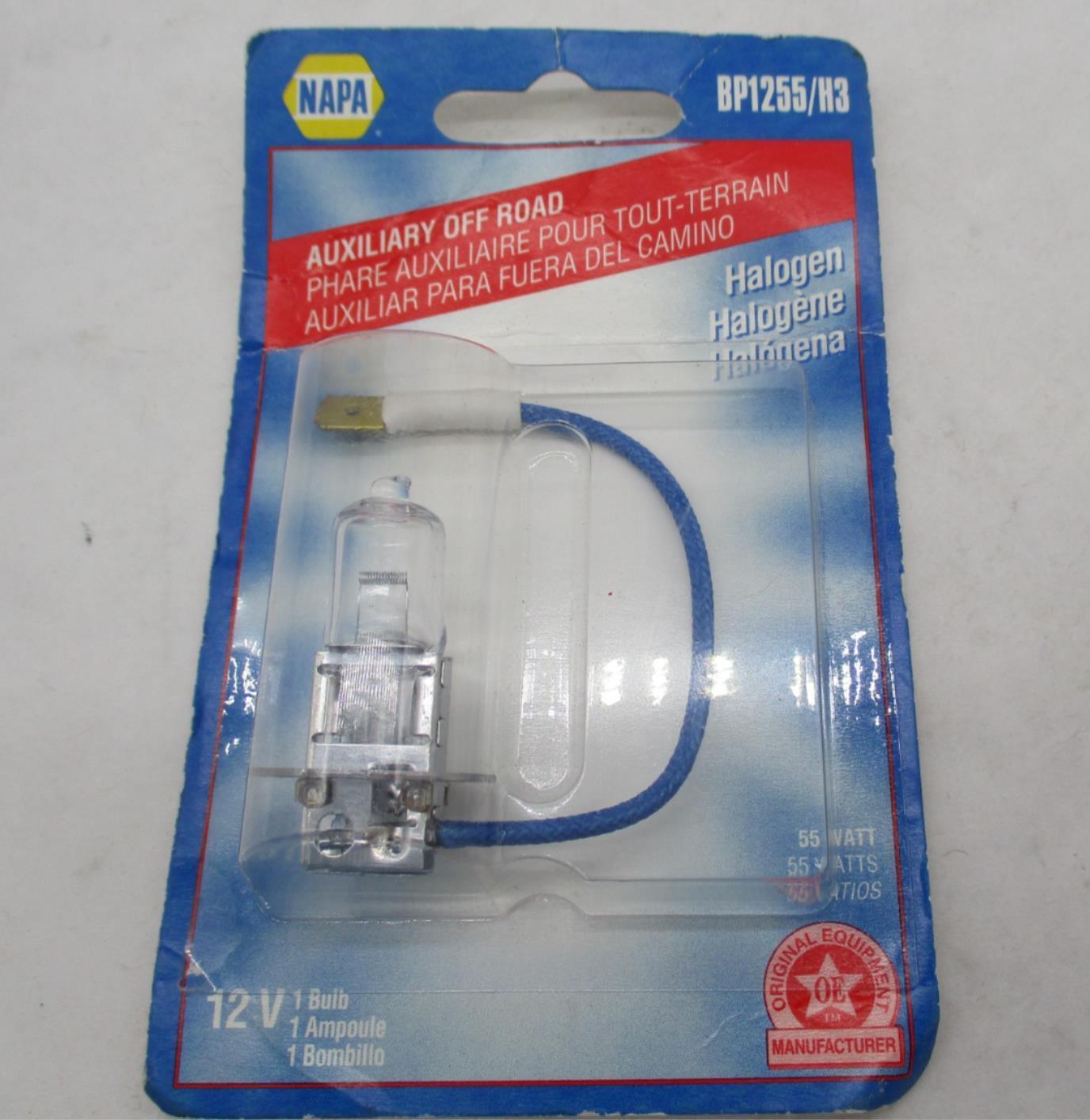 Napa Auxiliary Off Road Halogen Bulb BP1255/H3 Harley Davidson 12V