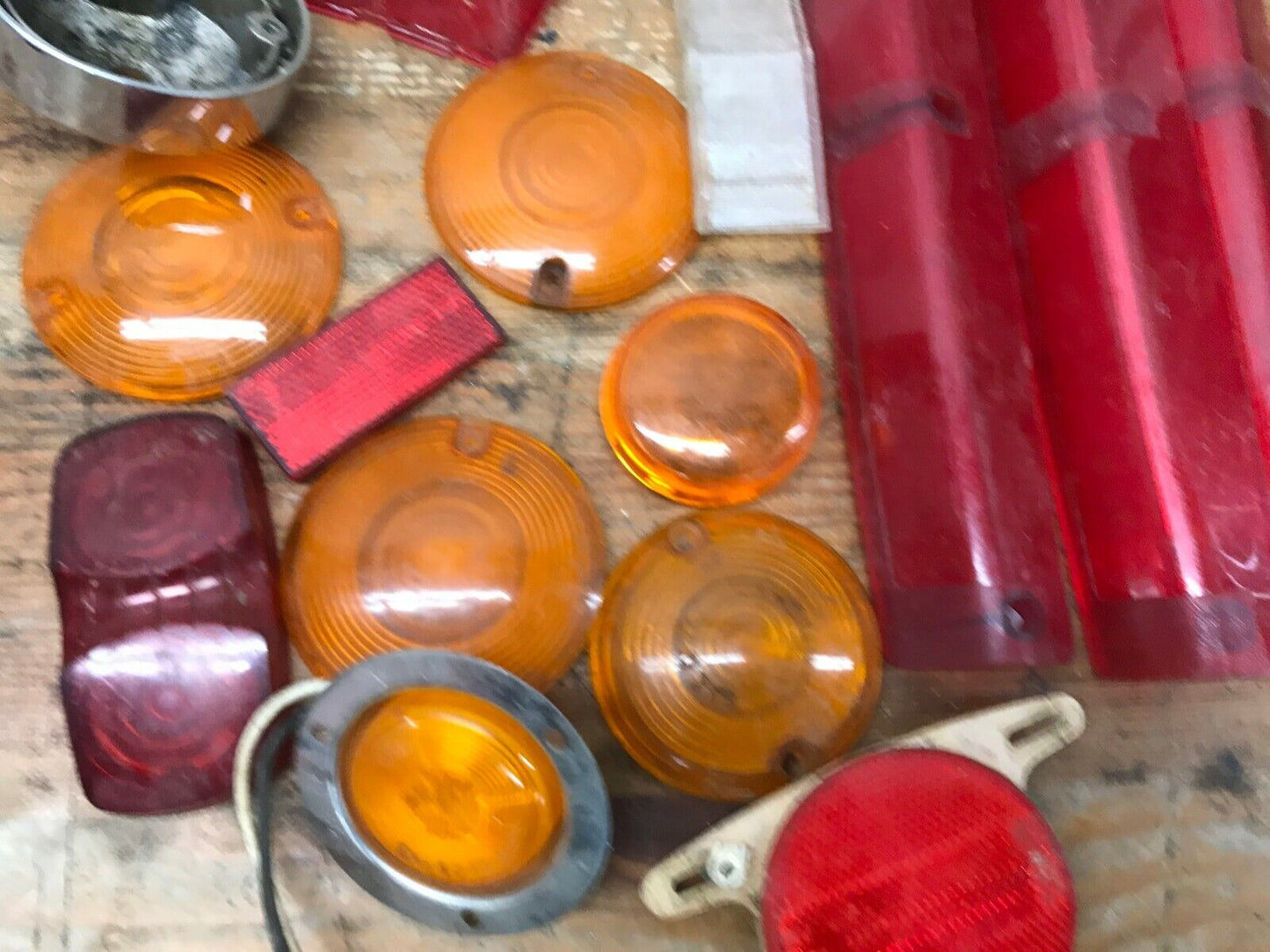 Mixed Lot of Harley Davidson Chopper Turn Signal Blinker Brake Light Lenses part