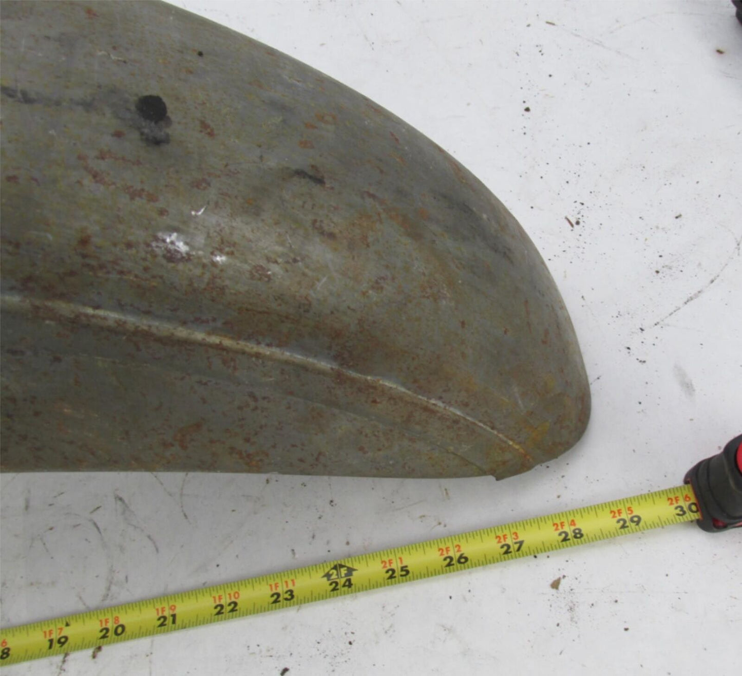 Harley Davidson Unfinished Front Raw Steel Wheel Cover Fender 5.5"