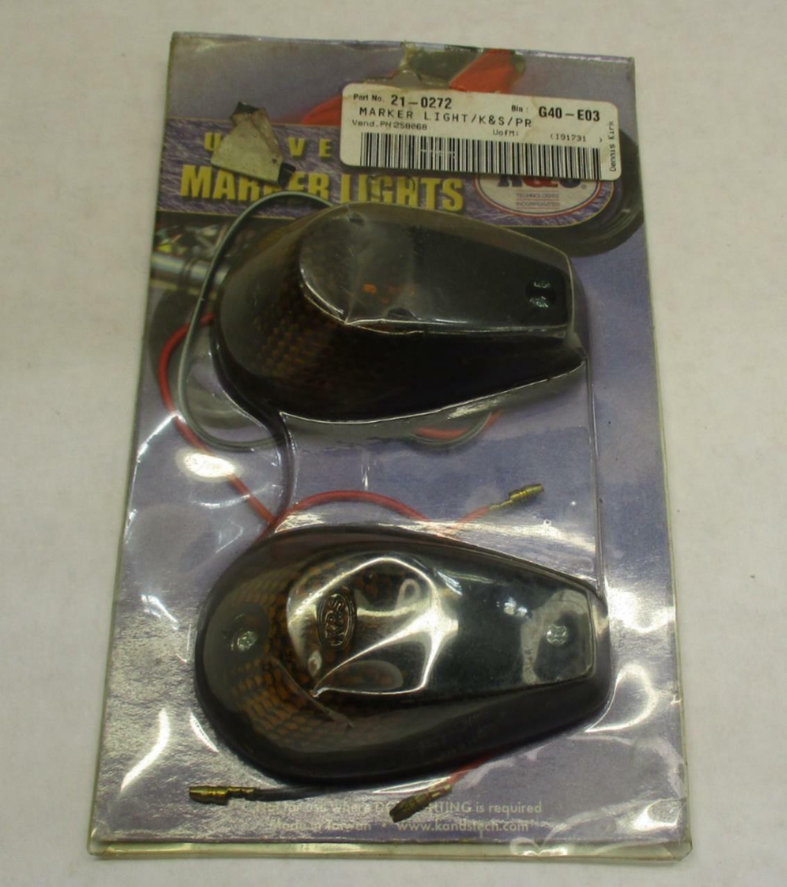 K&S Technologies 25-8068 Flush Mount Marker Custom Motorcycle Lights