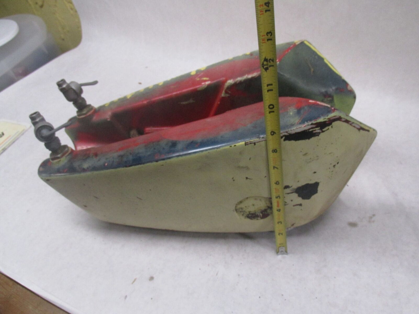 Vintage Enduro Scrambler Motorcycle Plastic Gas Fuel Tank w/ Karkoma Petcocks CZ