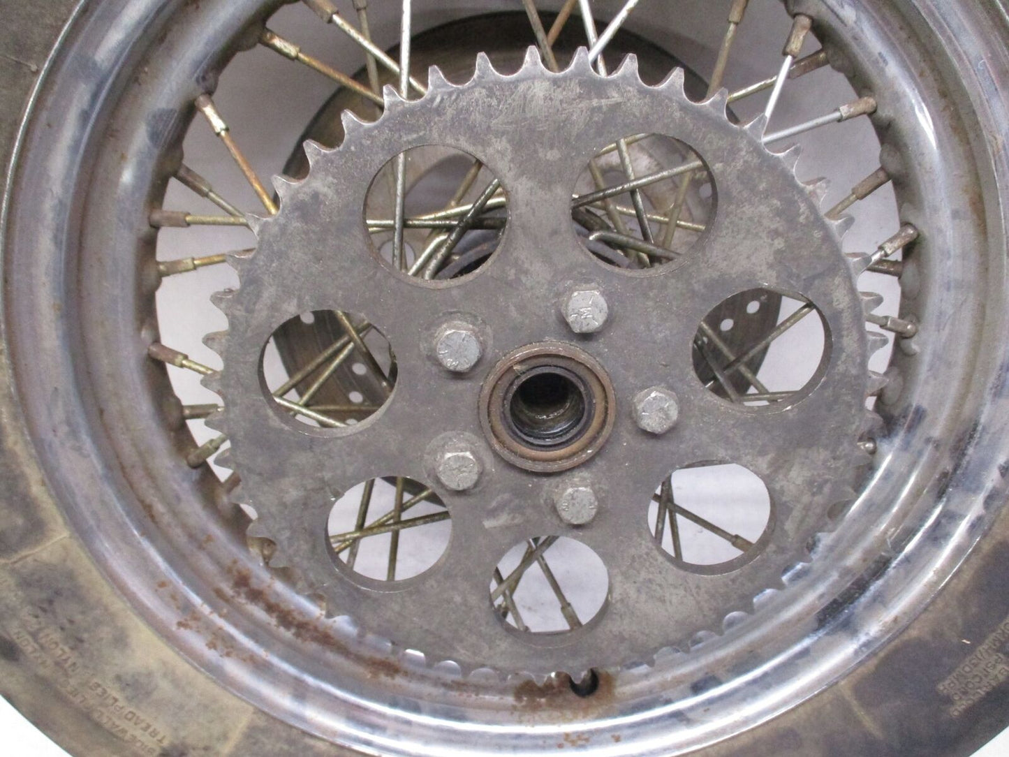 Harley Davidson Dyna 16" Rear Wheel and Tire w/ 49T Sprocket and Disc 44136-92