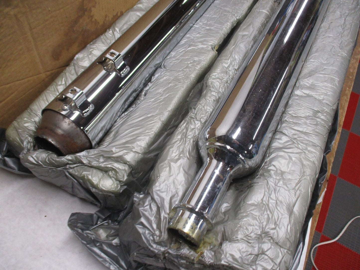 Harley Genuine Screamin Eagle NOS Exhaust Muffler Pipes '85 - 94 FLT 65114-98