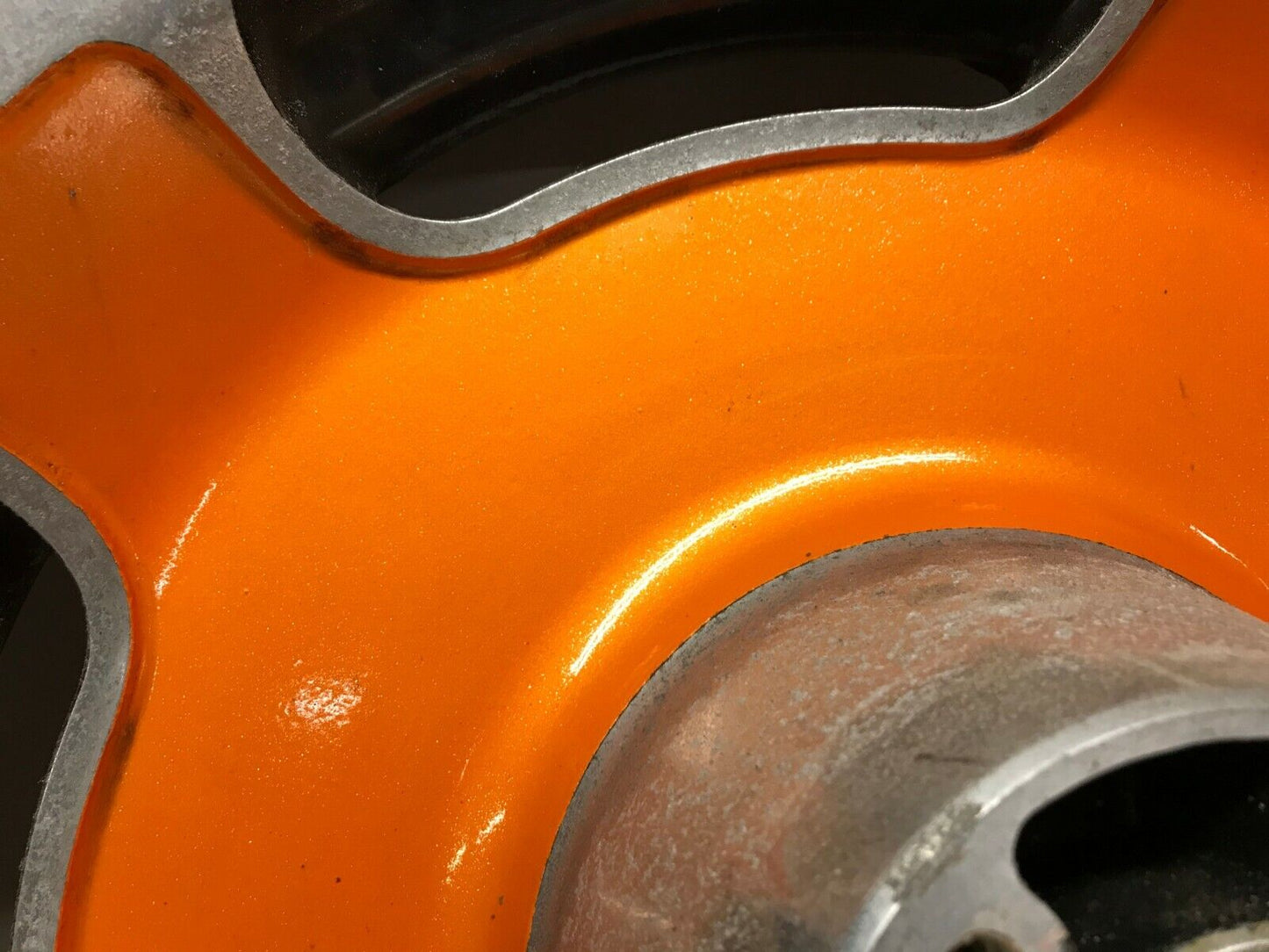 Genuine OEM Harley Touring Road King 16x3 Front Wheel Rim Powder Coated Orange
