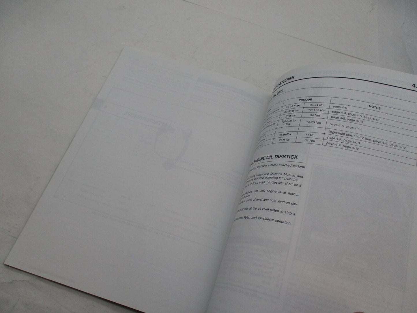 Harley Davidson Official Factory 1999 - 2006 Side Car Service Manual 99485-06