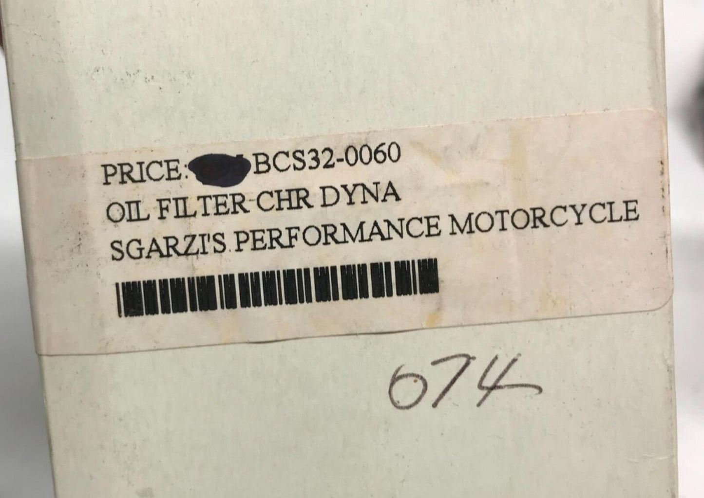 Harley Chrome Oil Filter Dyna BCS 32-0060