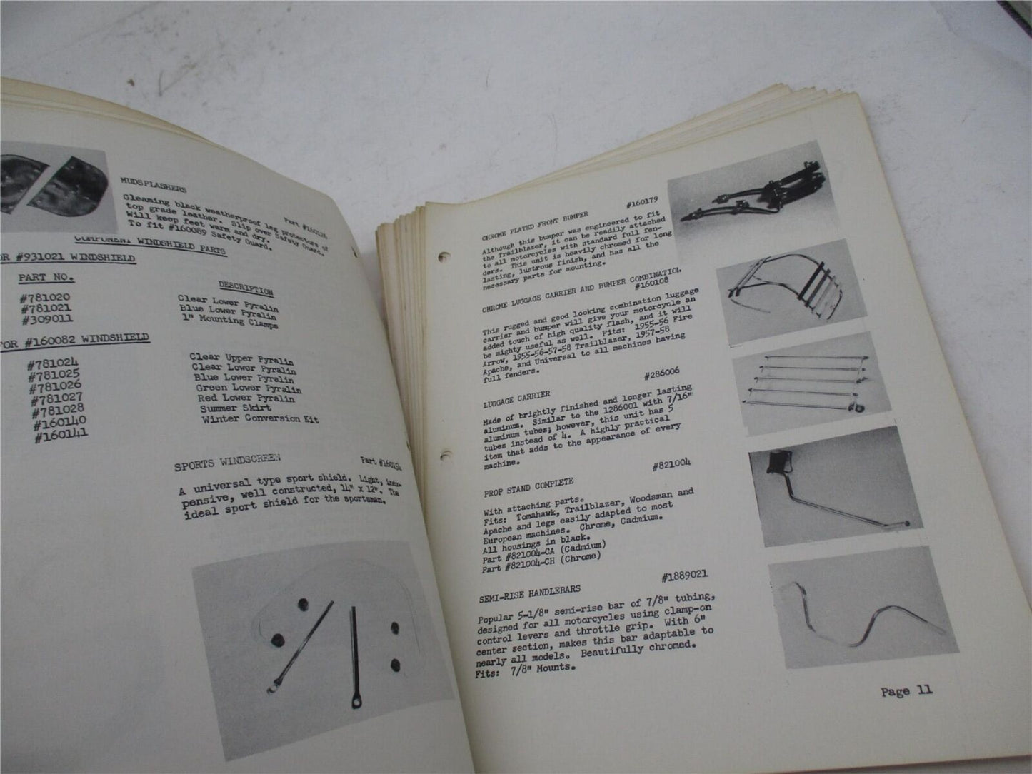 Antique 1930's Matchless Indian 45 Page Accessories Catalog Oil Cans Apparel