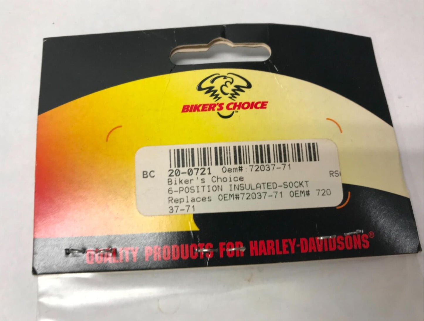 Bikers Choice Harley Davidson 6-Position Insulated Socket 72037-71