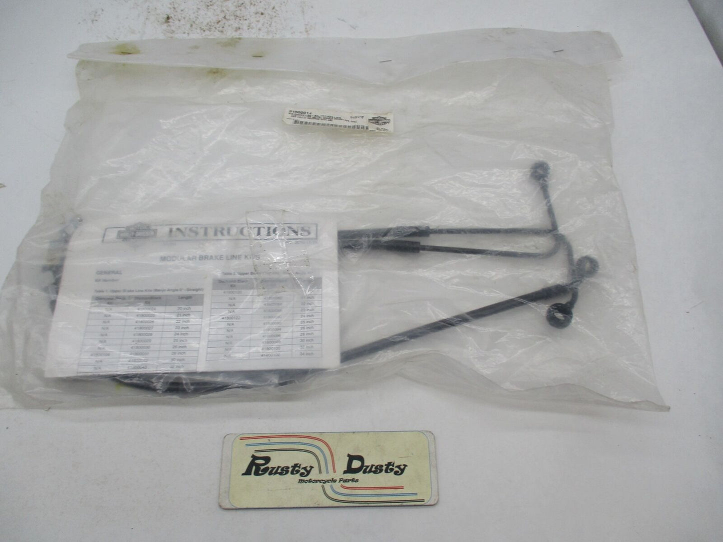 Harley Davidson Genuine NOS Lower ABS Brake Line Kit 91500014