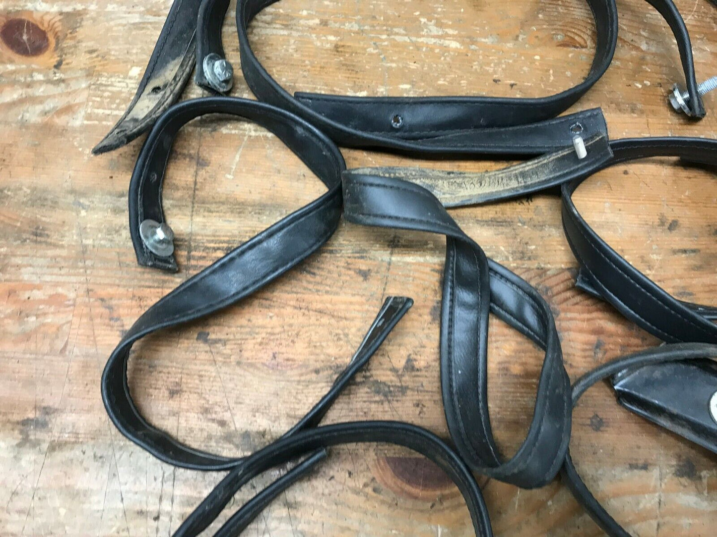 Mixed Lot (8) Harley Davidson Mixed Lot of grab Seat Passenger Straps black