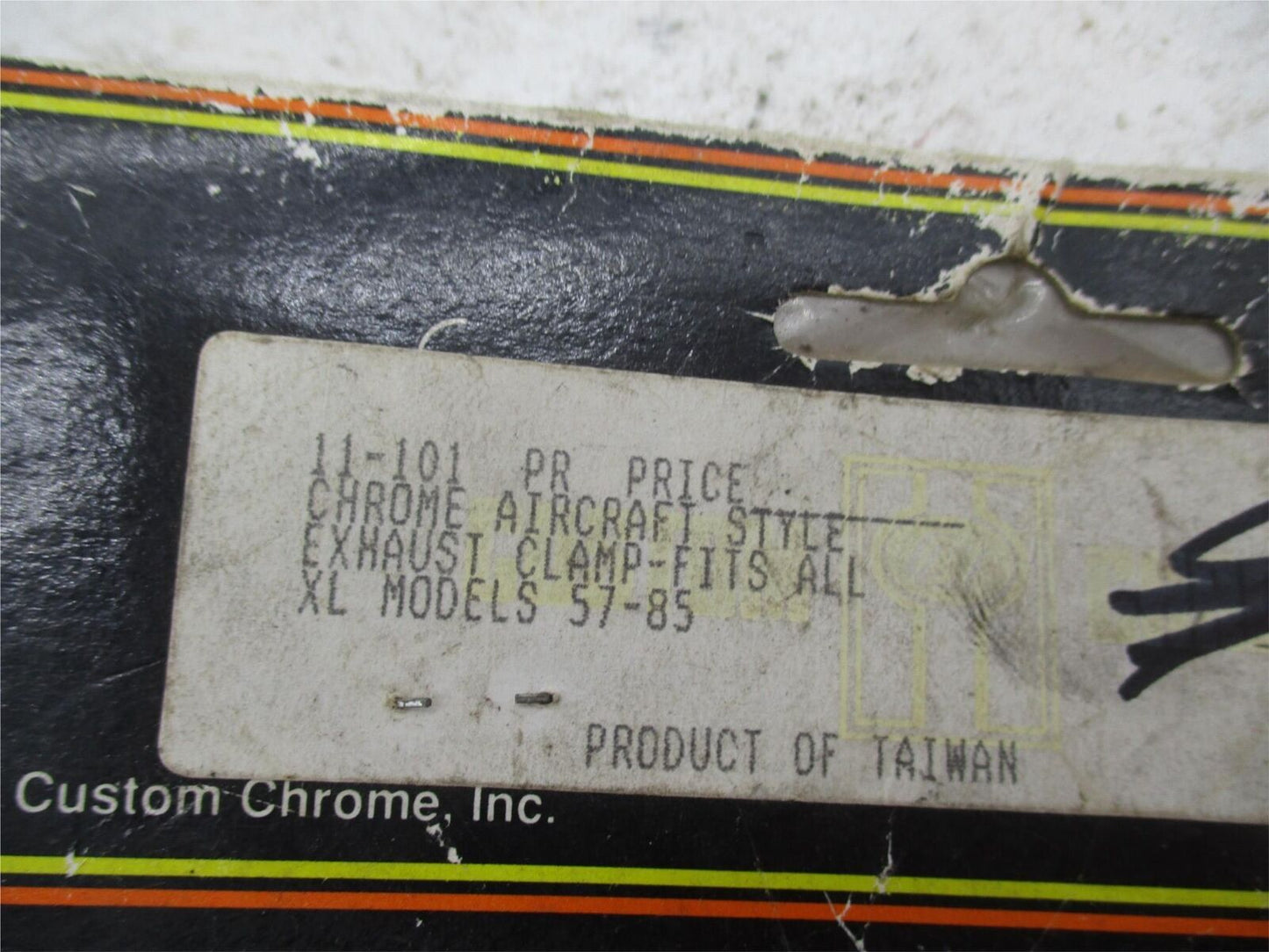 Harley Custom Chrome NOS Aircraft Style Exhaust Clamp 57-85 XL Models 11-101