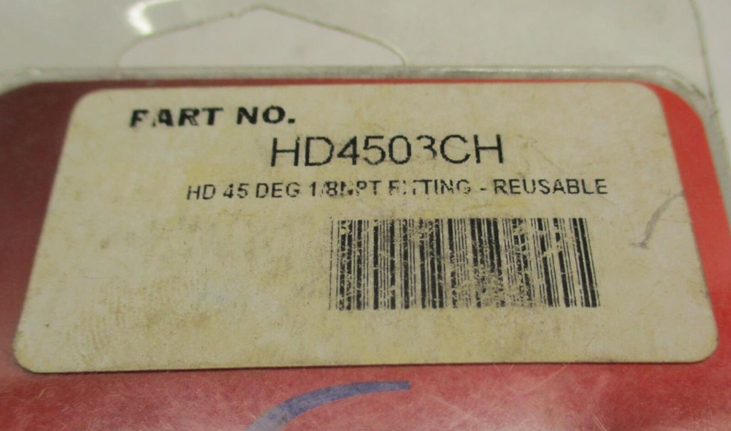 Goodridge HD4503CH Re-useable Oil Line Components, 45 1/8 NPT