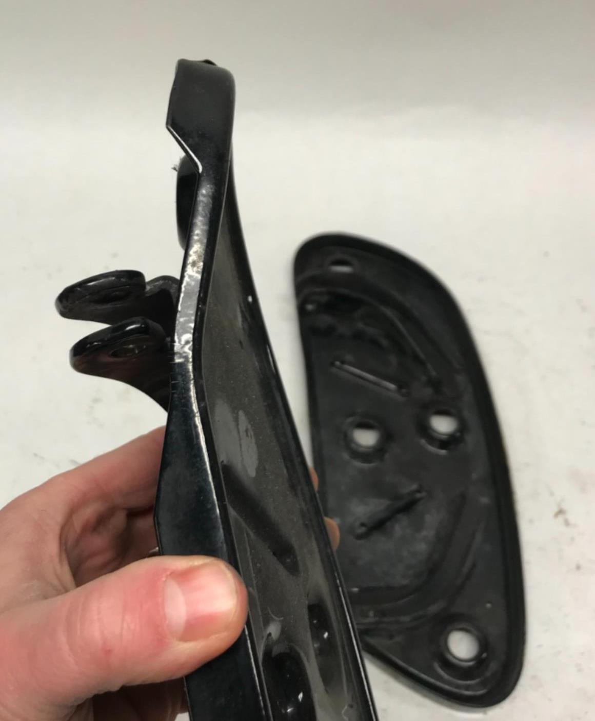 Harley Davidson 2010 - up Black Floor Foot Board Base Plates